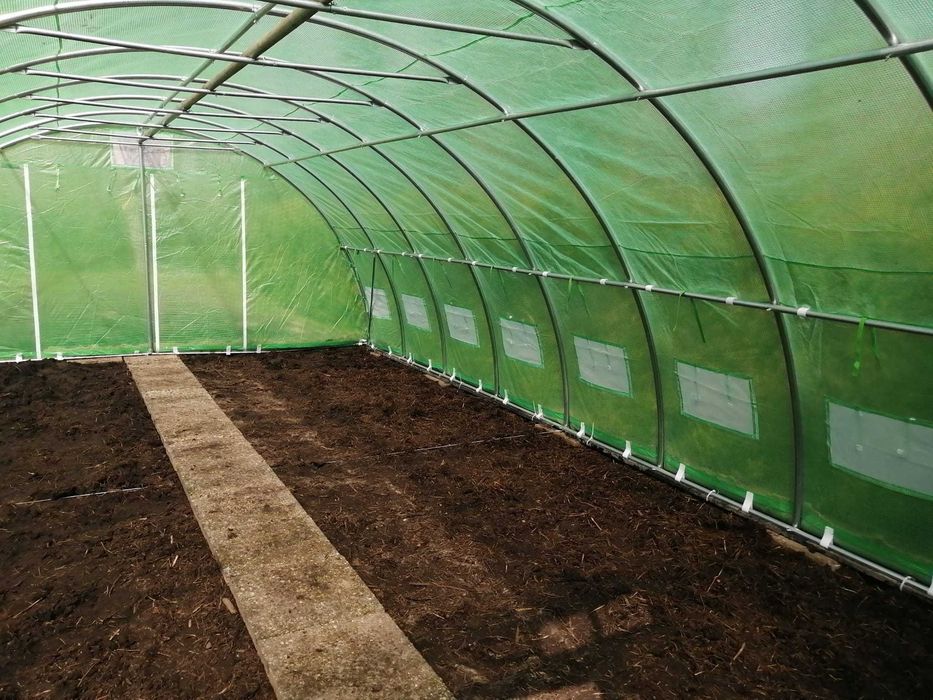 4x14 m Solar de gradina 56 mp, teava galvanizata ab