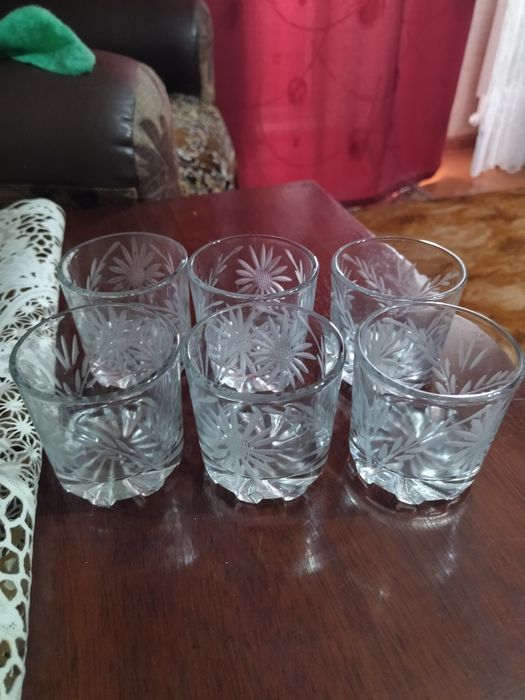 Хрустальные стаканы,рюмочки,стопочки