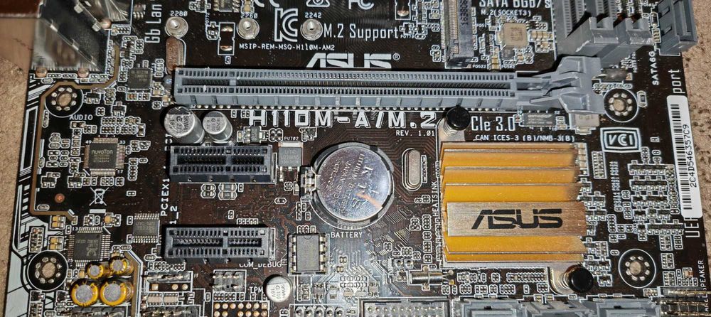 Kit placa de baza Asus H110 + procesor I5 6400 + cooler Intel