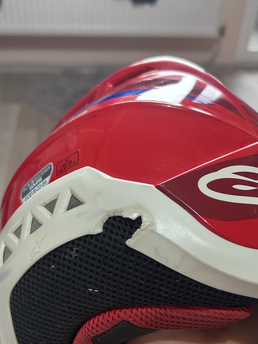 Каска alpinestars SM5 ACT 2 RED/BL