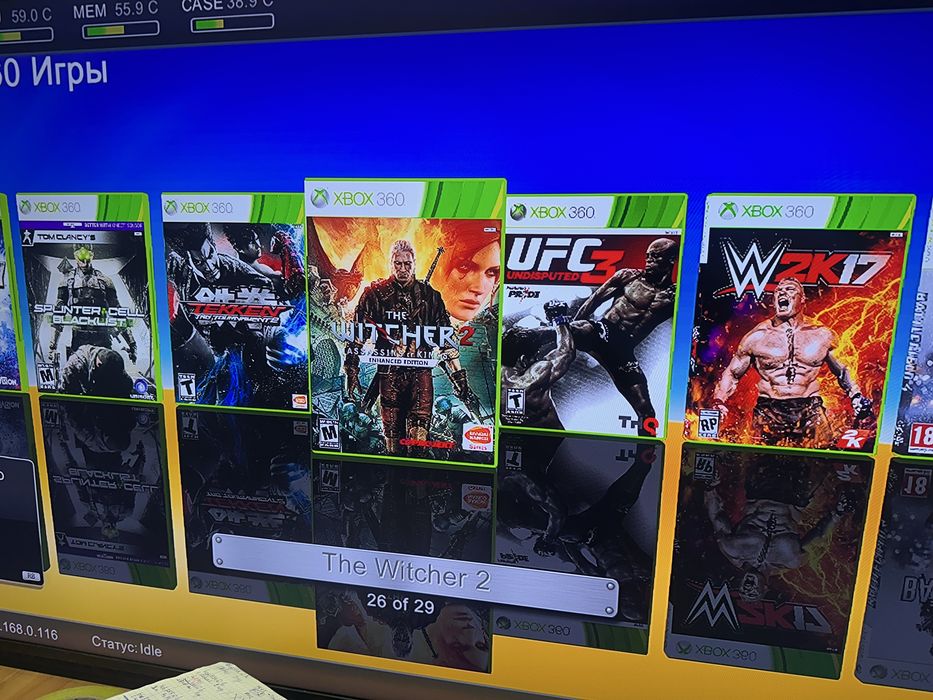 Xbox 360E +30 игр