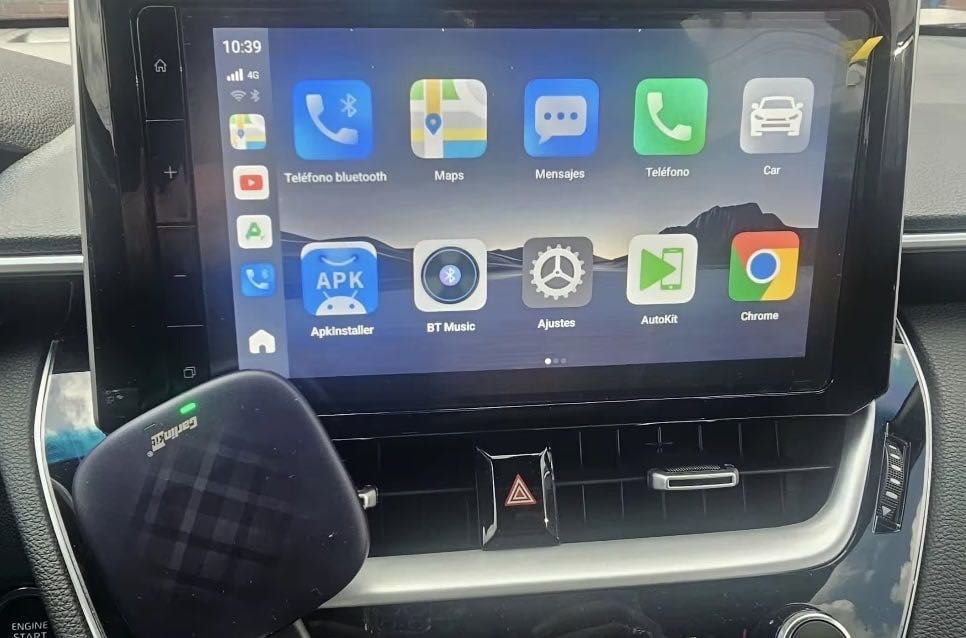 CarLinKit TV Box – Телевизия, YouTube, CarPlay/AndroidAuto – 6+64GB