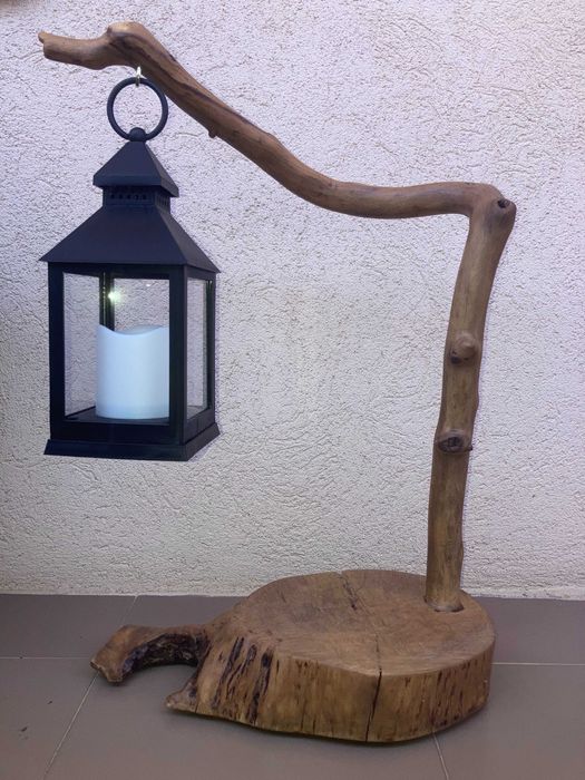 Ръчно изработена лампа / свещник