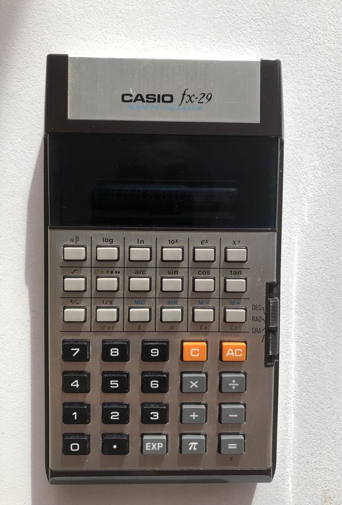 Calculator Casio FX 29 Japan 1977 Bucuresti Sectorul 1 OLX.ro