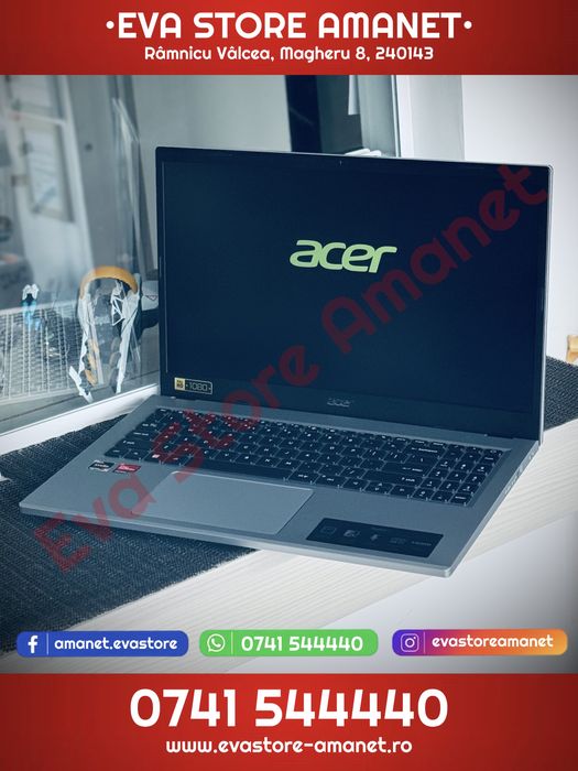 Laptop 15.6” ACER Aspire 3 AMD Ryzen 5 7250U 512GB 8GB RAM Win 11