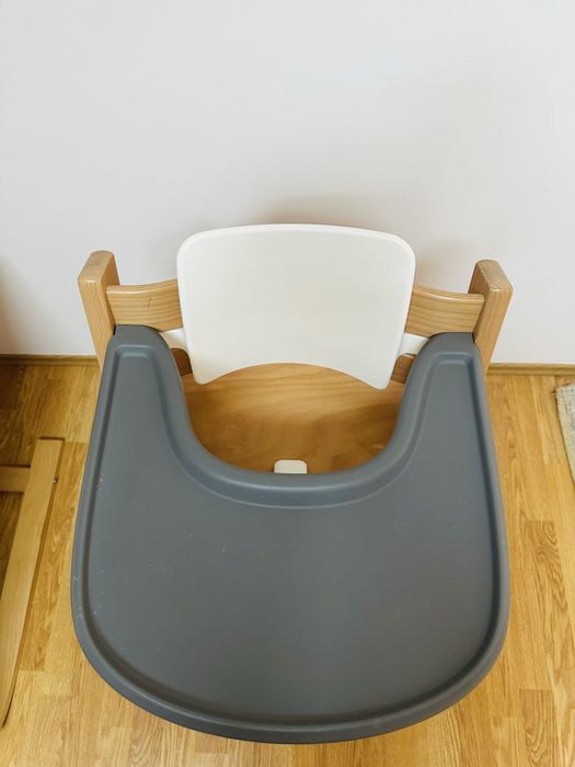 Scaun Stokke Tripp Trapp cu baby set si tavita + prelungire “glider”
