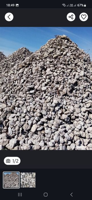 Zgura.Piatra pentru drum