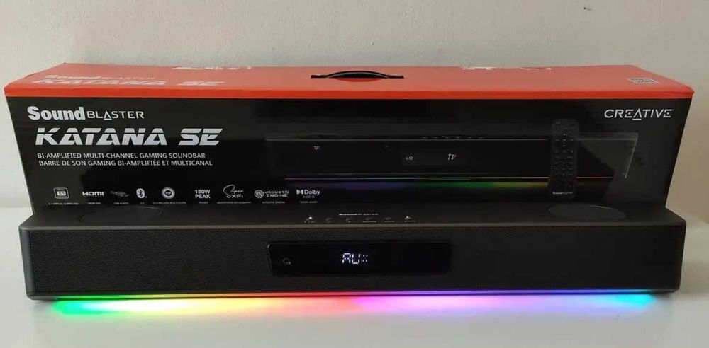 Creative Sound Blaster Katana SE, Разопаковани Аудио продукти,12м.г.