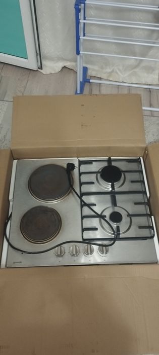 Газ плита комбинированная для кухни