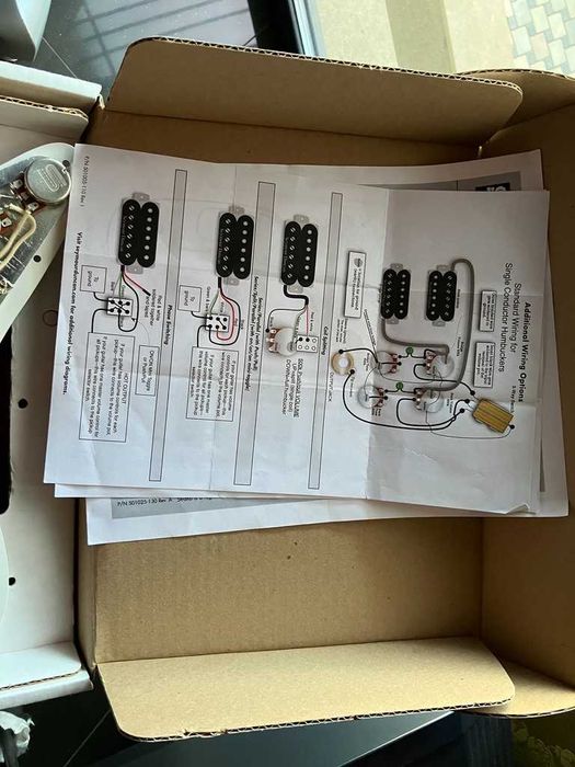 FENDER стайл гитарный пикгард Seymour Duncan звукосниматели