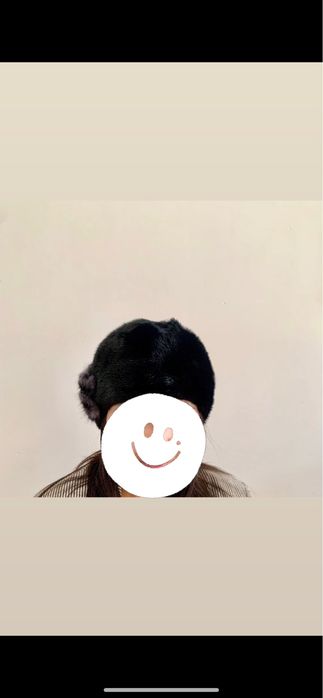 Норковая шапка черная продается