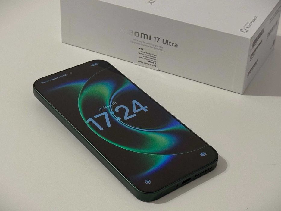 Бартер! 3г. Гаранция! Xiaomi 17 Ultra Starlit Green (Зелен) + Photography Kit Pro