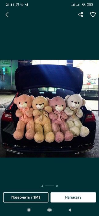 Teddiy Bear  Тедди Тедди (50см  3метр)