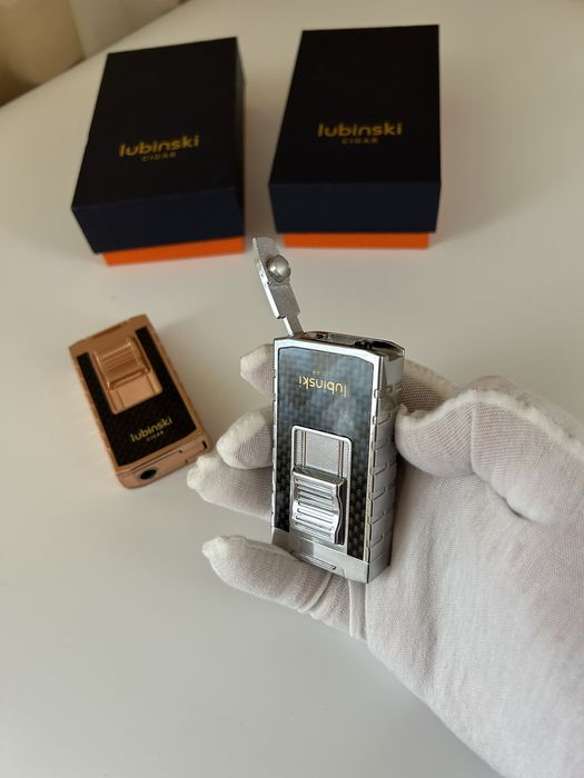 Запалка Lubinski с двоен пламък и вграден пънч