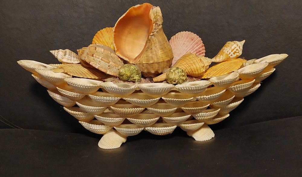 Barca din scoici Decor