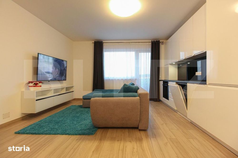 Apartament modern cu 2 camere, incalzire in pardoseala, parcare, zona