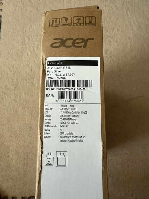 laptop acer Aspire GO 15 SIGILAT