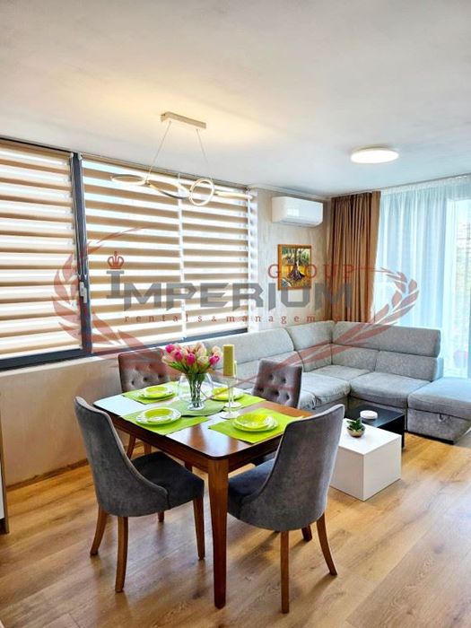 Дава се под наем Двустаен апартамент в Варна, Чайка - 65 кв.м за 816 € - Снимка #1