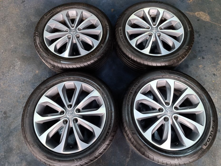 Jante originale Nissan Qashqai 18' cu anvelope de vara dot 2023