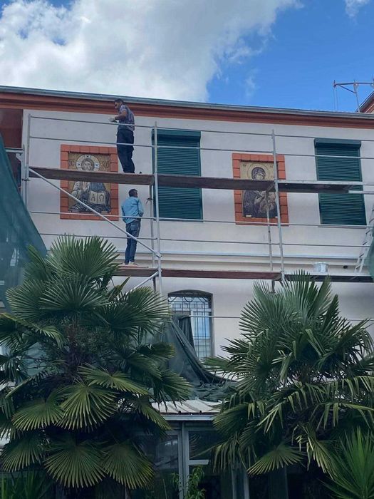 Ръчно направени мозайки от мрамор по поръчка