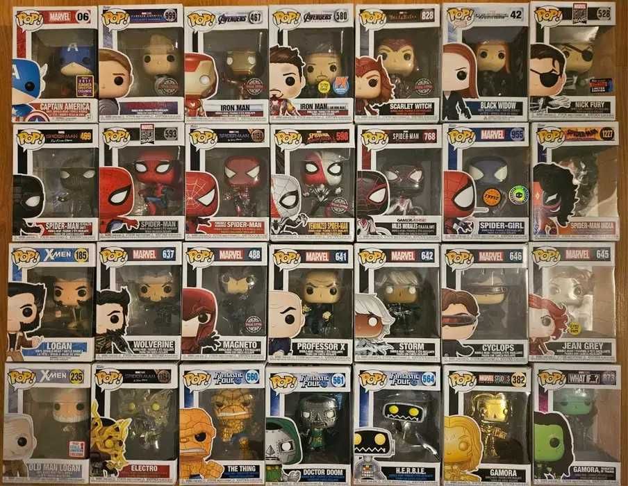 Marvel и DC Universe Funko pop