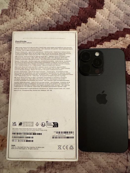 Продам Iphone 15 pro max 256gb.