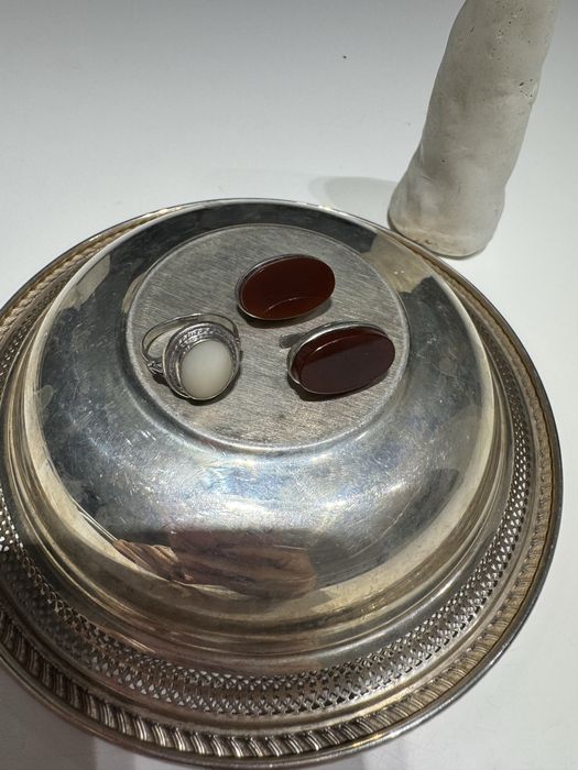 Антикварный набор серебро