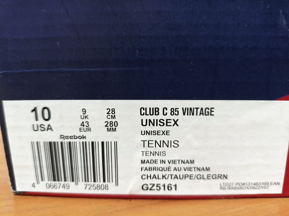 Reebok club c 85 vintage