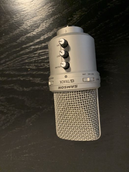 Microfon Samson G-Track USB – sunet studio, ideal podcast/streaming