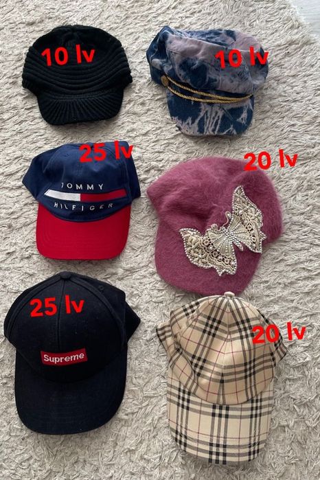 Шапка с козирка New Era Tommy Hilfiger Burberry Givenchy Balmain