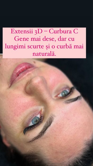 Extensii gene fir cu fir+sprancene