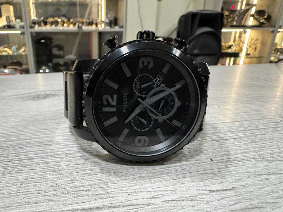 Fossil Dark Gray Chronograph Watch (BQ1652)
