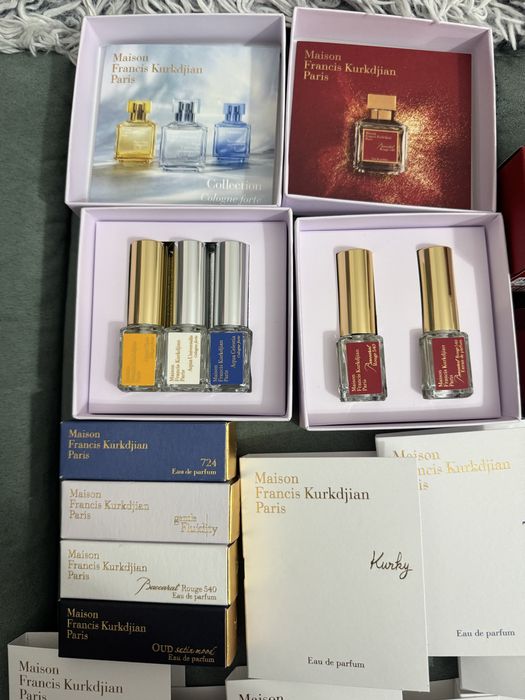 Francis Kurkdjian- miniaturi parfumuri si lumanari