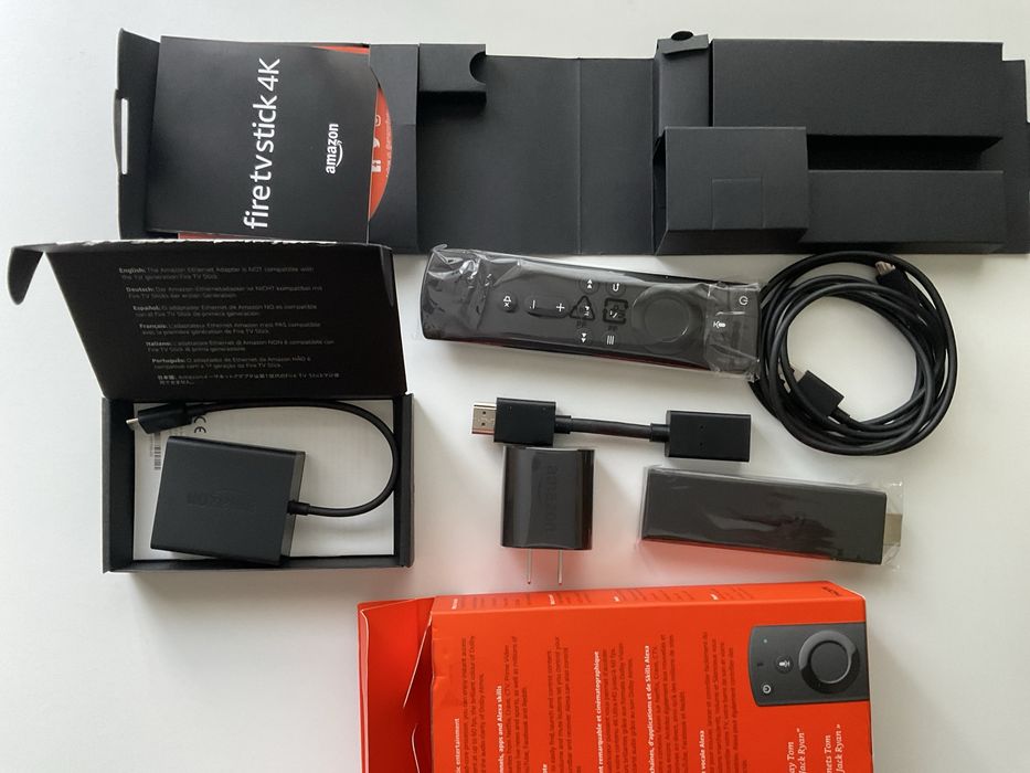 Amazon Fire TV stick 4K + Ethernet Adaptor