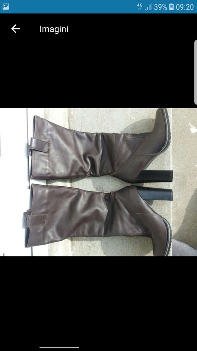 Cizme piele naturala dama Vera Gomma Italia