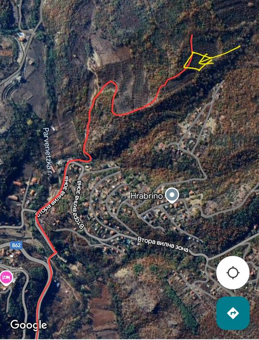 Продава се Парцел в с. Храбрино, Област Пловдив - 3677 кв.м за 5 €/кв.м - Снимка #4