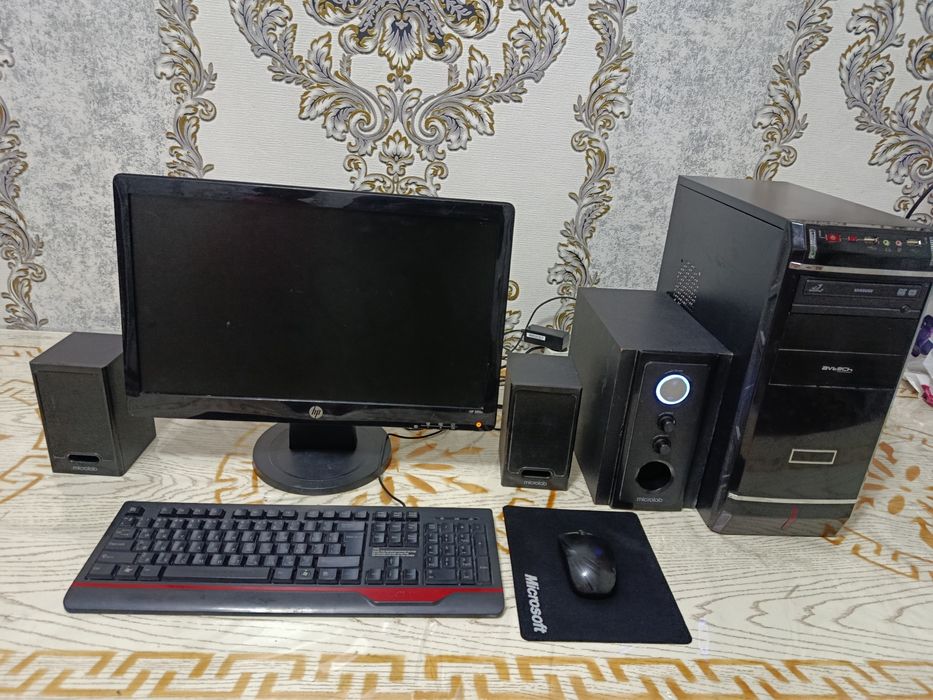 Kompyuter damashniy arzon sotiladi. Komplekt