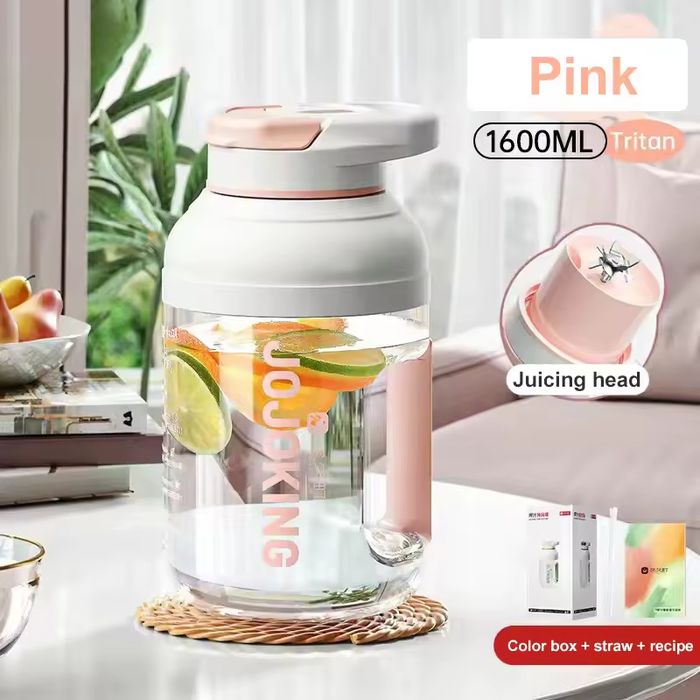 Голяма 1.5л.Преносима бутилка блендер за суми ,сокове, шейкове и други