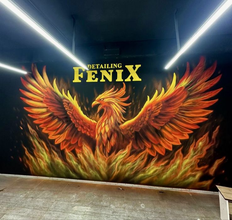 Роспись стен . Художник . Муралы . Граффити . Аэрограф