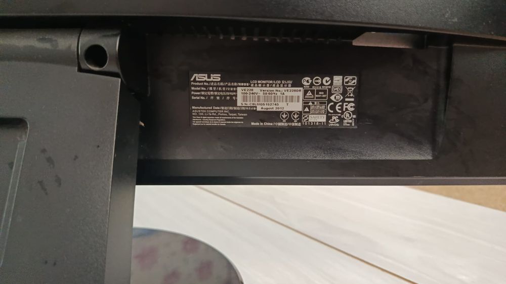 Монитор Asus FHD 60 гц