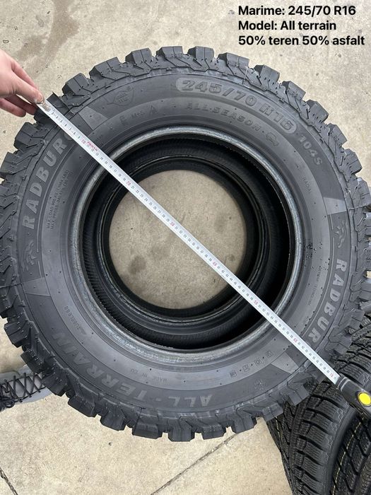 4 ANVELOPE 245 70 16 all terrain 4x4 LA OFERTA garantie 3 ani