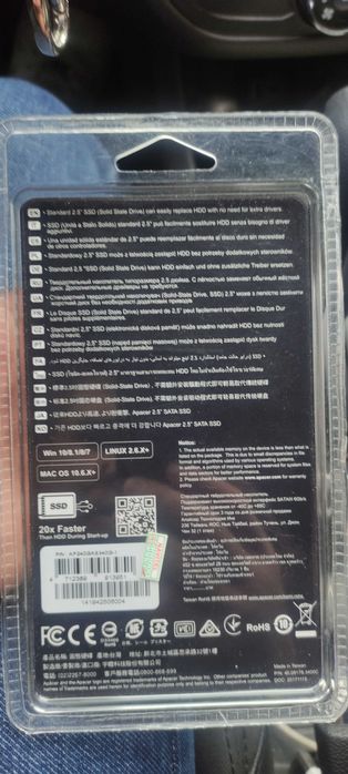 Твердотельный Накопитель SSD Apacer 240GB PANTHER