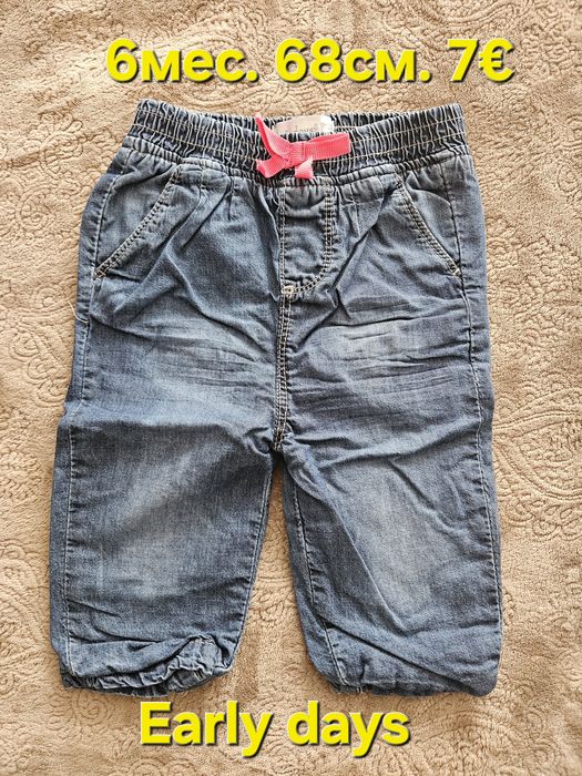 Маркови дрехи за момиченце 3-6мес 68см. Цени от 5 до 10 €.