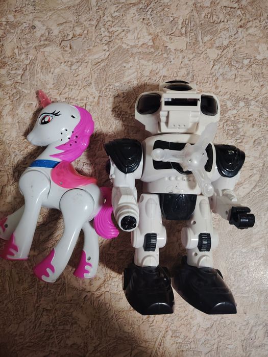 Игрушки детские пони, робот