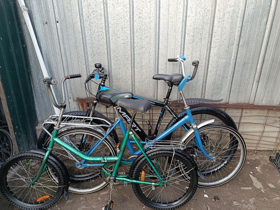 Продам три велосипед