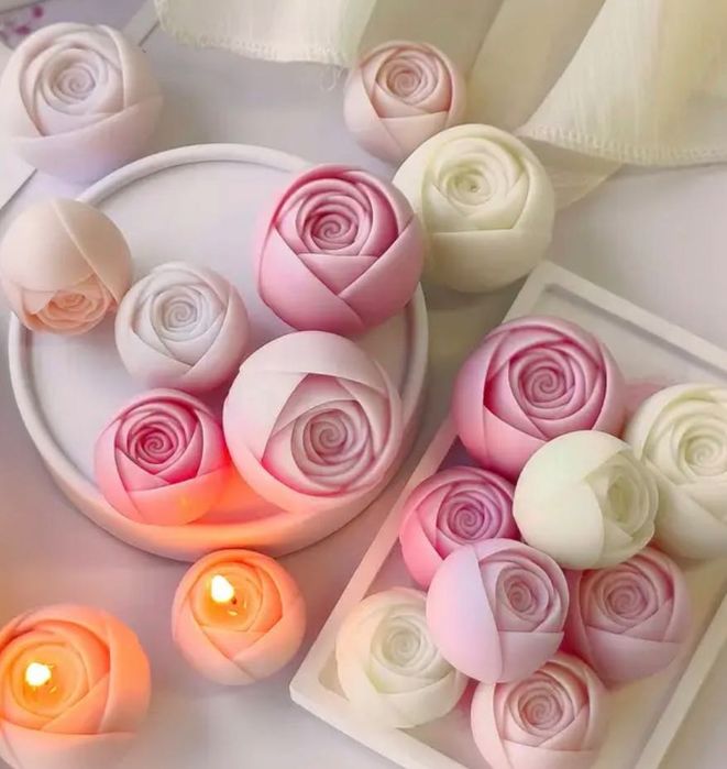 Свещ мече/цветя/ бебе