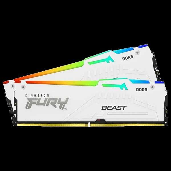 32GB Ram DDR5 6400 mhz cl 32 Kingston Fury Beast 2x16 Alb/White