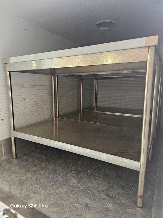 стол нержавейка мойка стеллаж стиллаж stelaj stol gaz plita nerjaveka