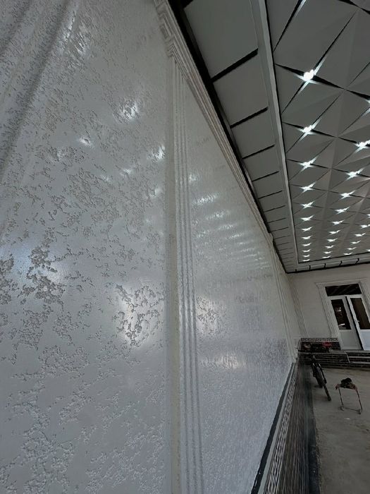 Travertin va atachinto fasad ishlari , 55 mingdan 120 mingacha.