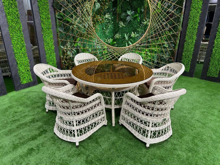 Sezon Skidkasi!! Hovliga stol stul Rotang Дачний стол стул